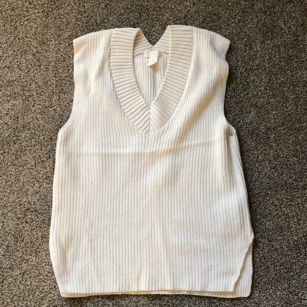 Sleeveless sweater - H&M